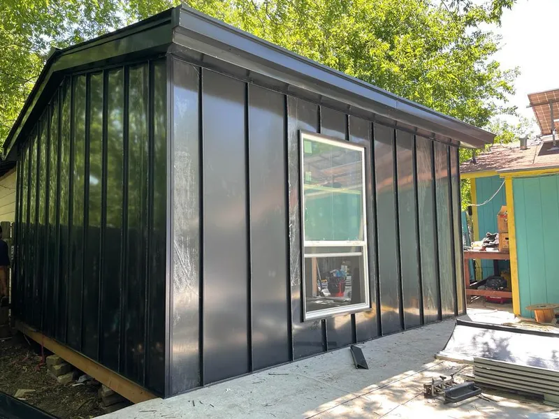 Black standing seam metal wall panels for Metal Roof Installation in Citrus Park